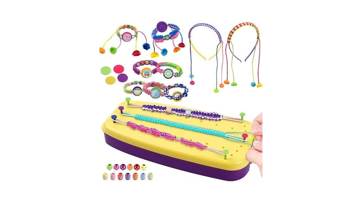 Vidibesty Stretchy Bracelet Making Kit For Girls 6-12, Elastic String