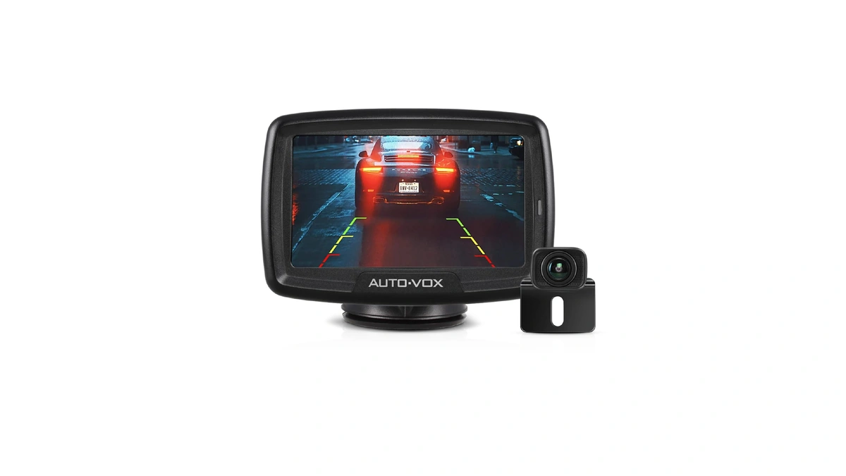 Auto-vox Cs-2 Wireless Backup Camera With 4.3" Car Monitor, Easy
