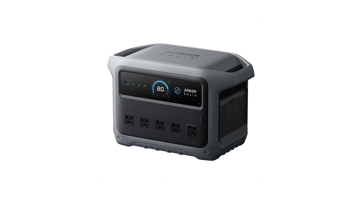 Anker Solix C1000 Gen 2 Portable Power Station, 2,000w (peak