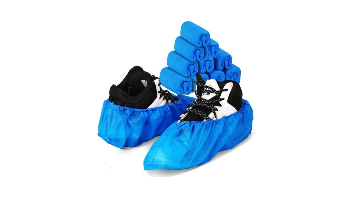 Green Convenience Shoe Covers Disposable Boot Cover Waterproof, Dust Proof,