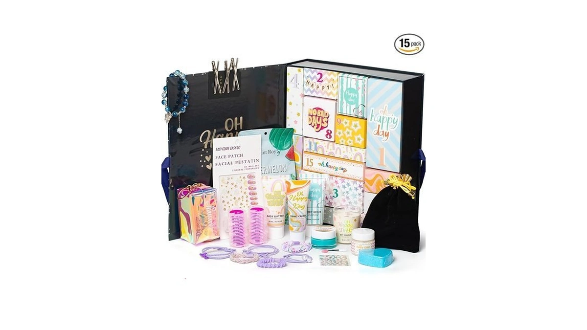 Valentines Day Gifts Advent Calendar Bath And Body Gift Basket