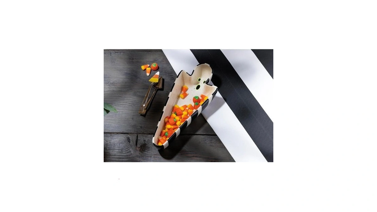 Mud Pie Halloween Glow In The Dark Ghost Sweets Dish