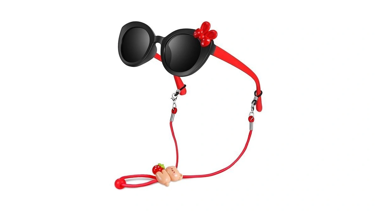 Beipegin Cat Eye Kids Sunglasses Girls Polarized Uv Protection, Bow