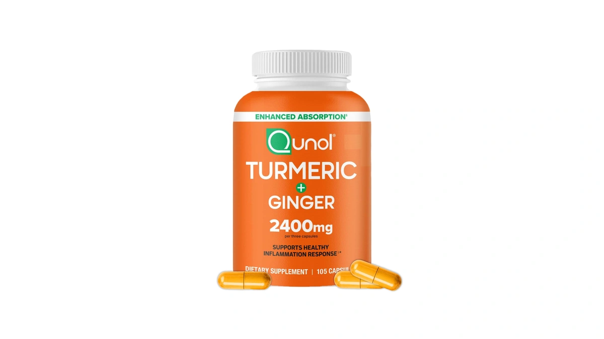 Qunol Turmeric Curcumin With Black Pepper & Ginger, 2400mg Turmeric