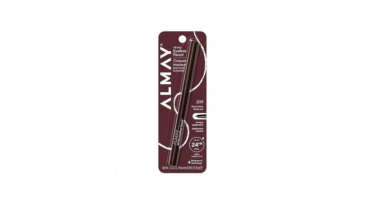 Almay All-day Eyeliner Pencil, Smudge Proof, Waterproof Eye Makeup, Hypoallergenic,