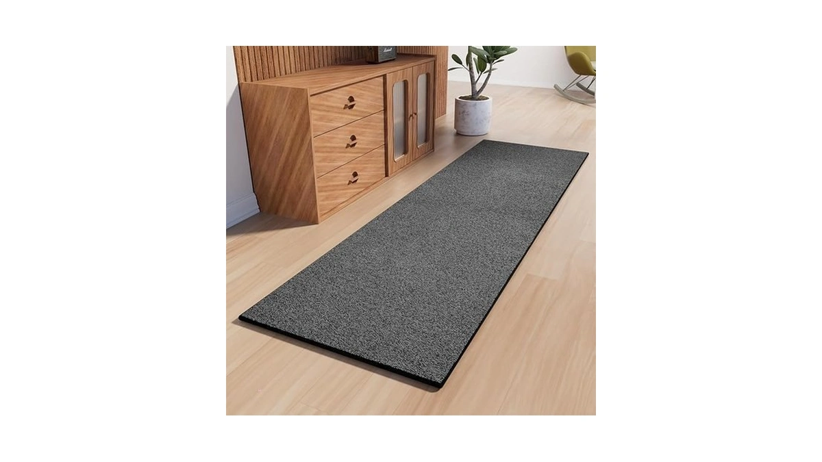 Aredo Runner Rug With Non Slip Rubber Backing, Washable Soft