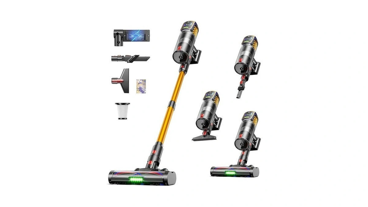 Cordless Vacuum Cleaner,55kpa 650w 65mins Vacuum Cleaners For Home,stick Vacuum