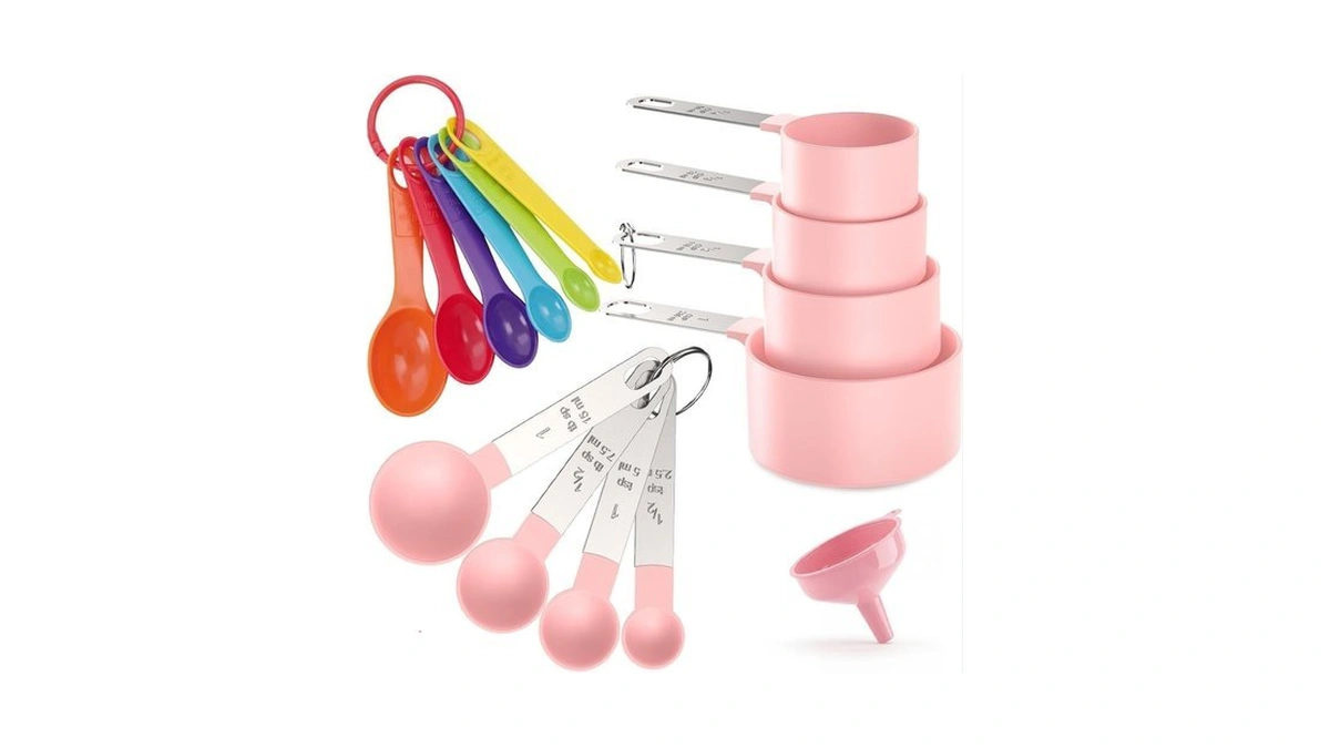 Thlhkd 15 Pcs Measuring Cups And Spoons Set, Measuring Spoons