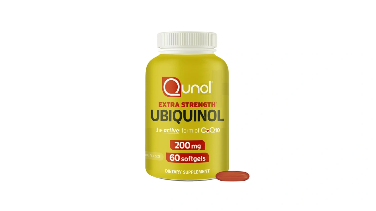 Qunol 200mg Ubiquinol, Powerful Antioxidant For Heart And Vascular Health,
