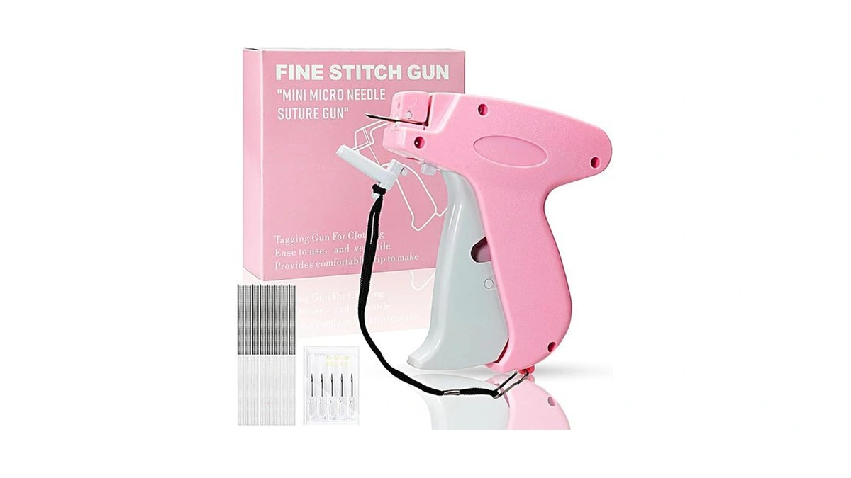 Stitch Gun For Clothes， Handheld Stitch Gun Quick Clothing Fixer，sewing