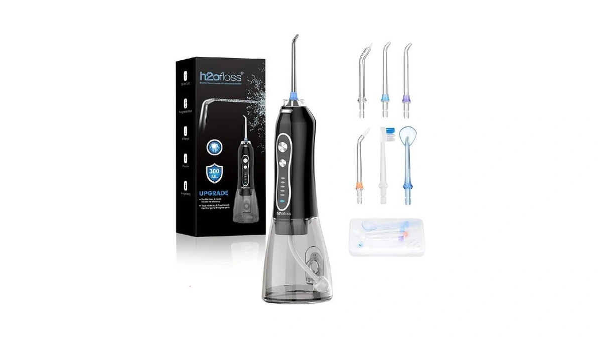 H2ofloss Water Dental Flosser Teeth Pick -portable Oral Irrigator With