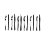 Rygten Qu 12-piece Black Steak Knives Set, Fork And Knives