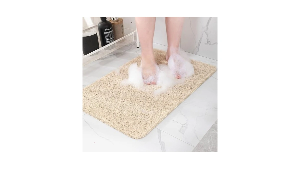 Hargiis Non Slip Bathtub Mat, Foot Scrubber Anti Slip Fast