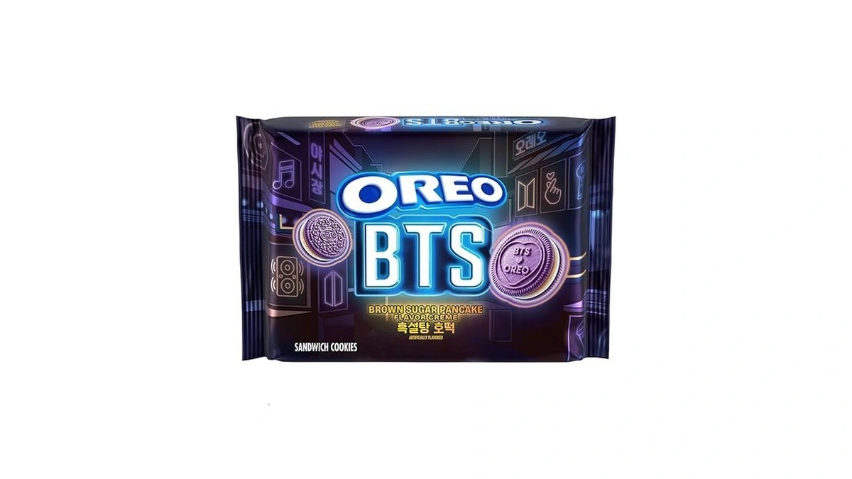 Oreo Bts Sandwich Cookies, Limited Edition, 10.68 Oz