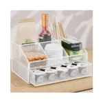 Vitviti Coffee Station Organizer For Countertop, Metal Coffee Bar Organizer