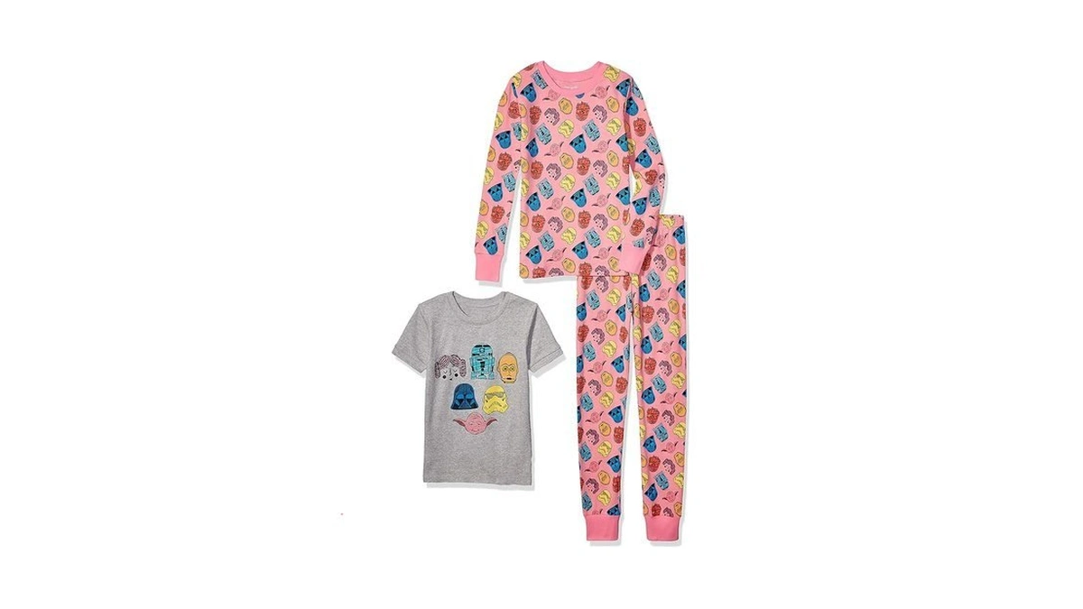 Amazon Essentials Disney | Marvel | Star Wars Girls' Pajama