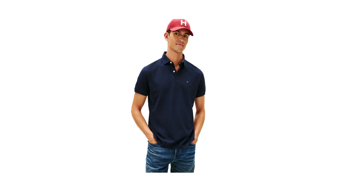 Tommy Hilfiger Men's Short Sleeve Polo Shirt In Regular Fit,