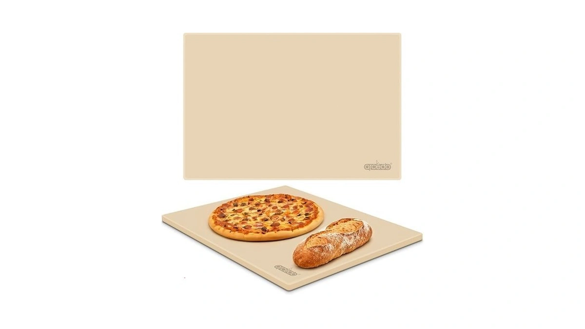 Arcedo Pizza Stone For Grill 20 X 13.5 Inch, Rectangular