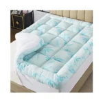 Whatsbedding 5 Inch King Mattress Topper Breathable Bamboo Viscose Air