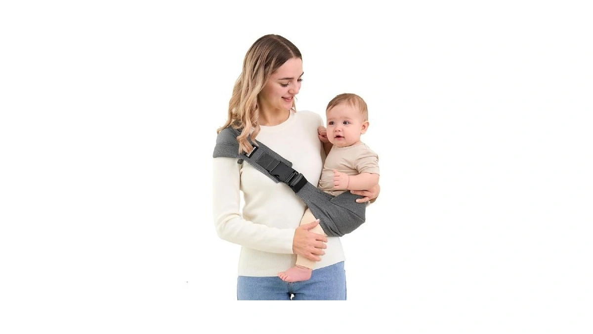 Auyeazgo Toddler Sling Carrier - Premium Cotton, Expandable & Ergonomic,