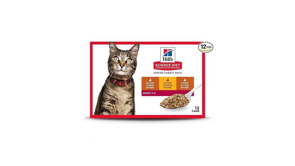 Hill's Science Diet Adult 1-6 Wet Cat Food Variety Pack,