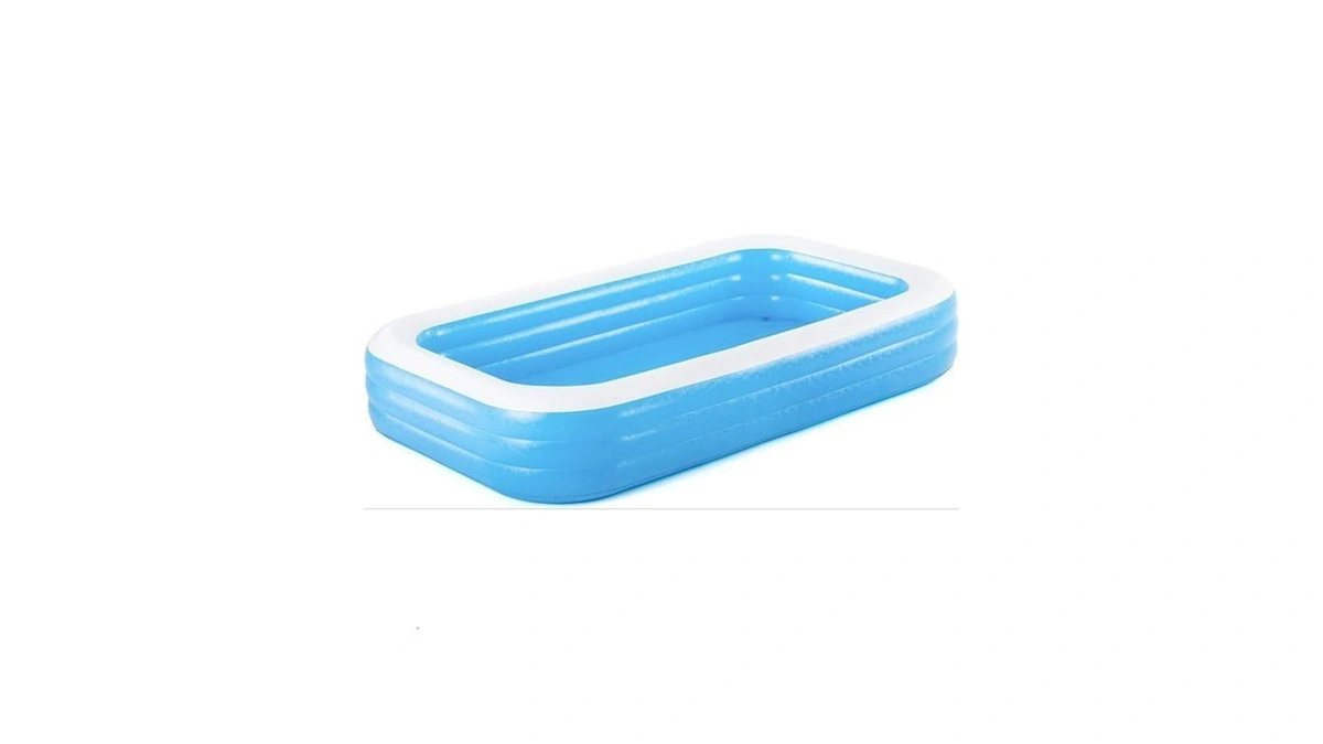 Bestway H2ogo! Blue Rectangular Inflatable Family Pool (10' X 6'