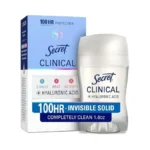 Secret Clinical Strength 100hr Sweat & Odor, Invisible Solid Antiperspirant