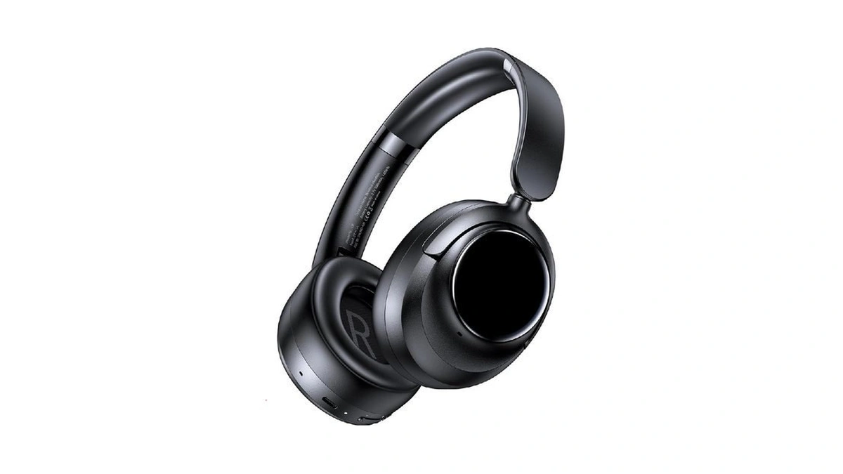Zingbird Active Noise Cancelling Headphones,120h Playtime Bluetooth 6.0 Over Ear