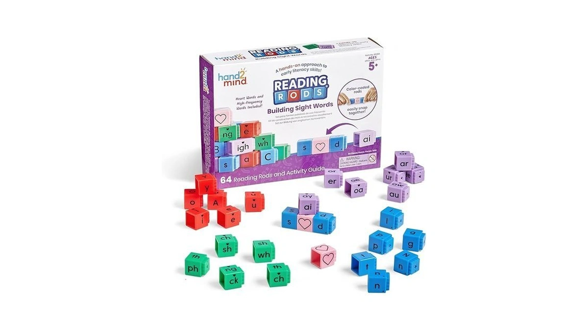 Hand2mind Reading Rods Building Sight Words, Word Building Activities, Letter