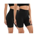 2 Pack High Waisted Shorts For Women,tummy Control & Squat-proof