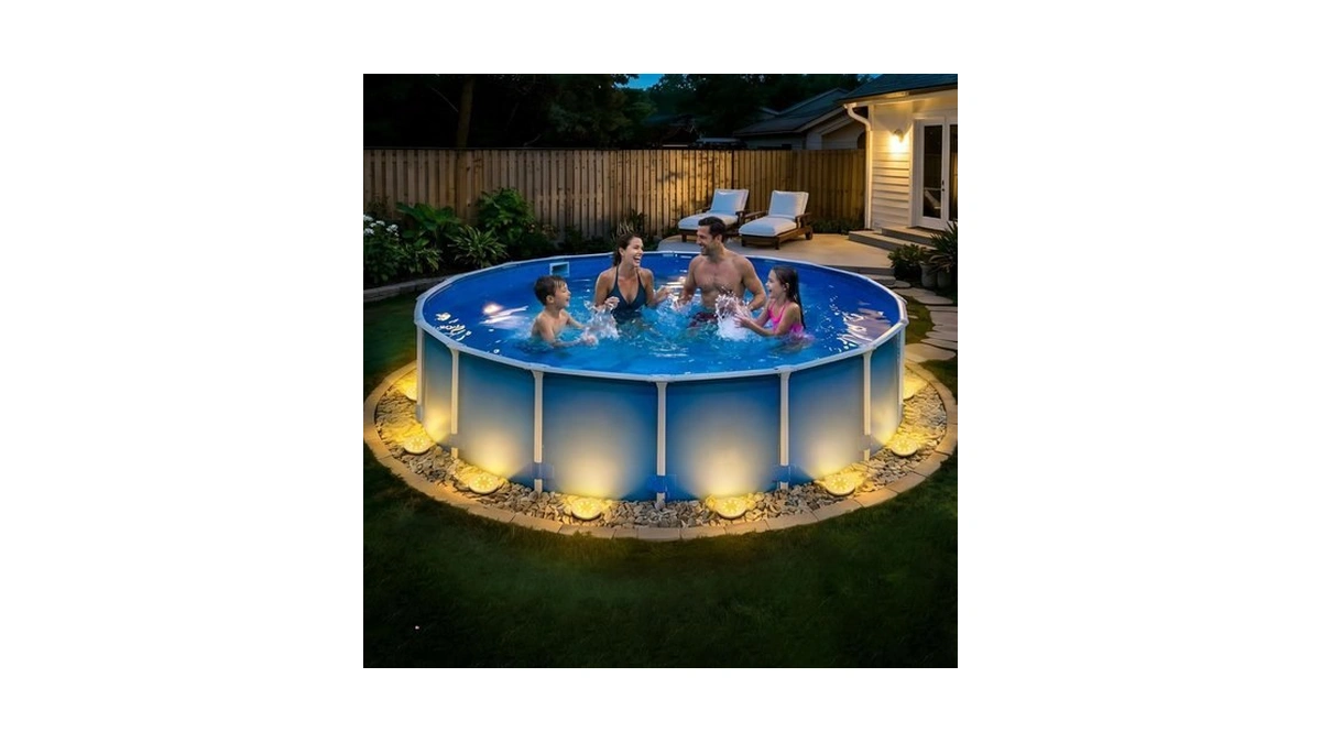Patiowin 6 Pack Solar Pool Lights For Above Ground Pools