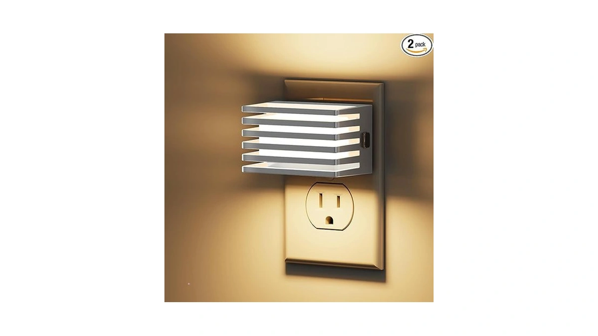 L Lohas Led Night Lights Plug Into Wall, 2 Pack