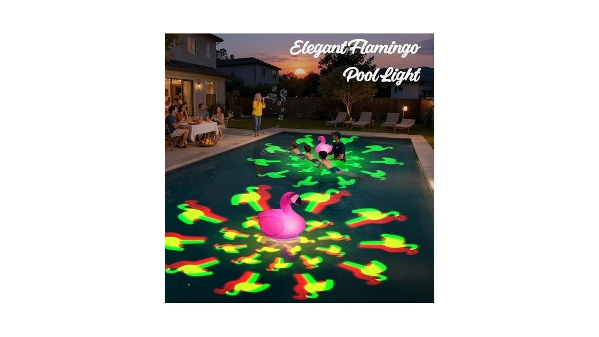 Floating Pool Lights,upgraded Flamingo Pool Lights That Float,rechargeable Led Floating