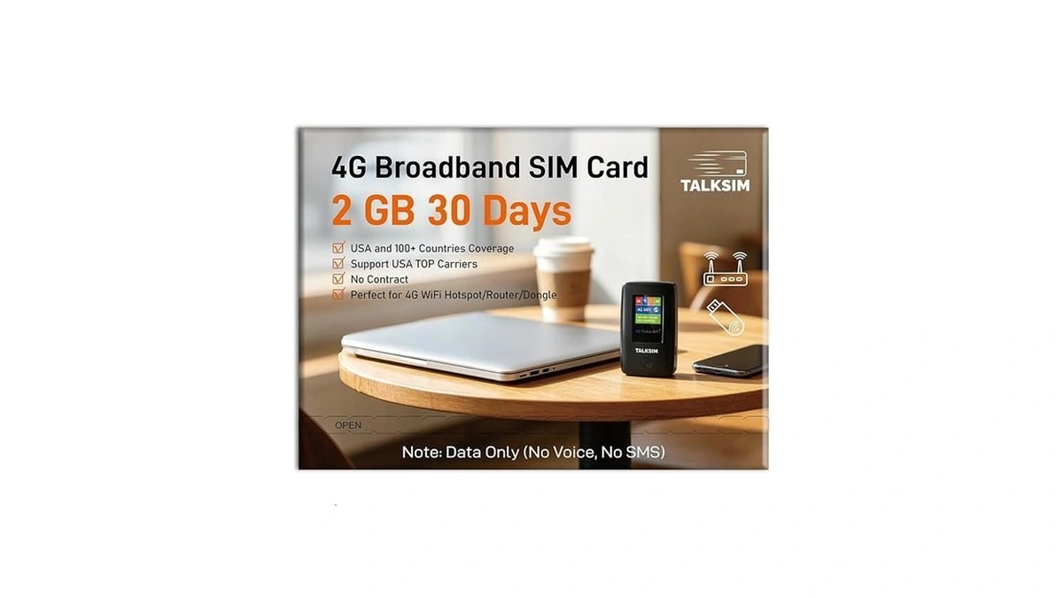 Talksim Data Sim Card 2gb 30days - Ideal For Mobile