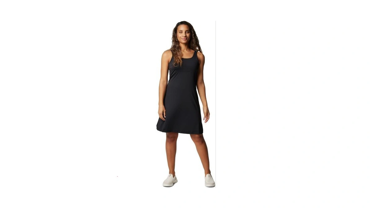 Columbia Womens Pfg Freezer Iii Sun Dress, Black, Medium