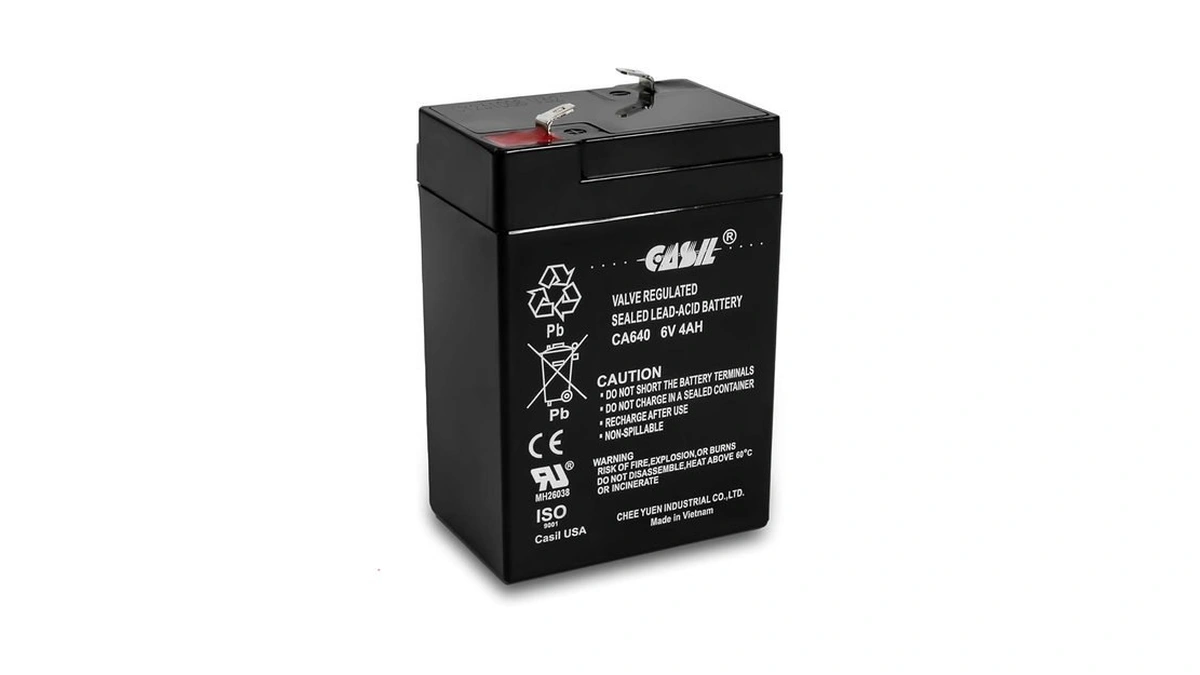 Casil Ca640 6v 4ah Battery – Replacement For Lithonia Elb06042