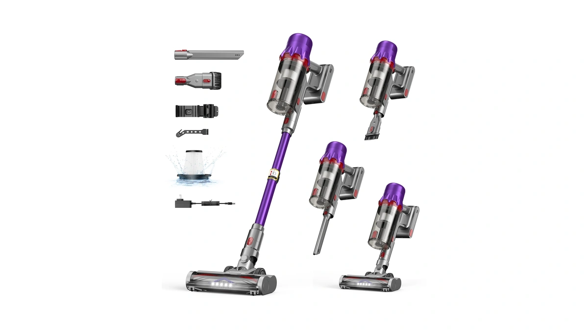 Ixlion Cordless Vacuum Cleaner For Home - Powerful Stick Vacuum