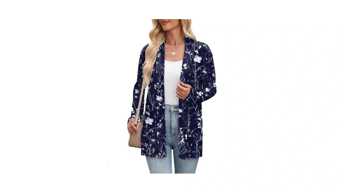 Zeagoo Lightweight Cardigans For Women 2026 Summer Open Front Long