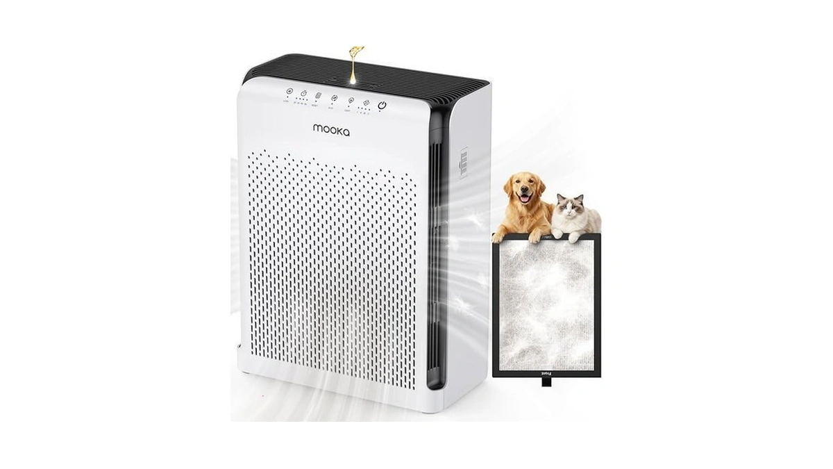 Mooka Air Purifiers For Home Pets Large Room 2200ft² With