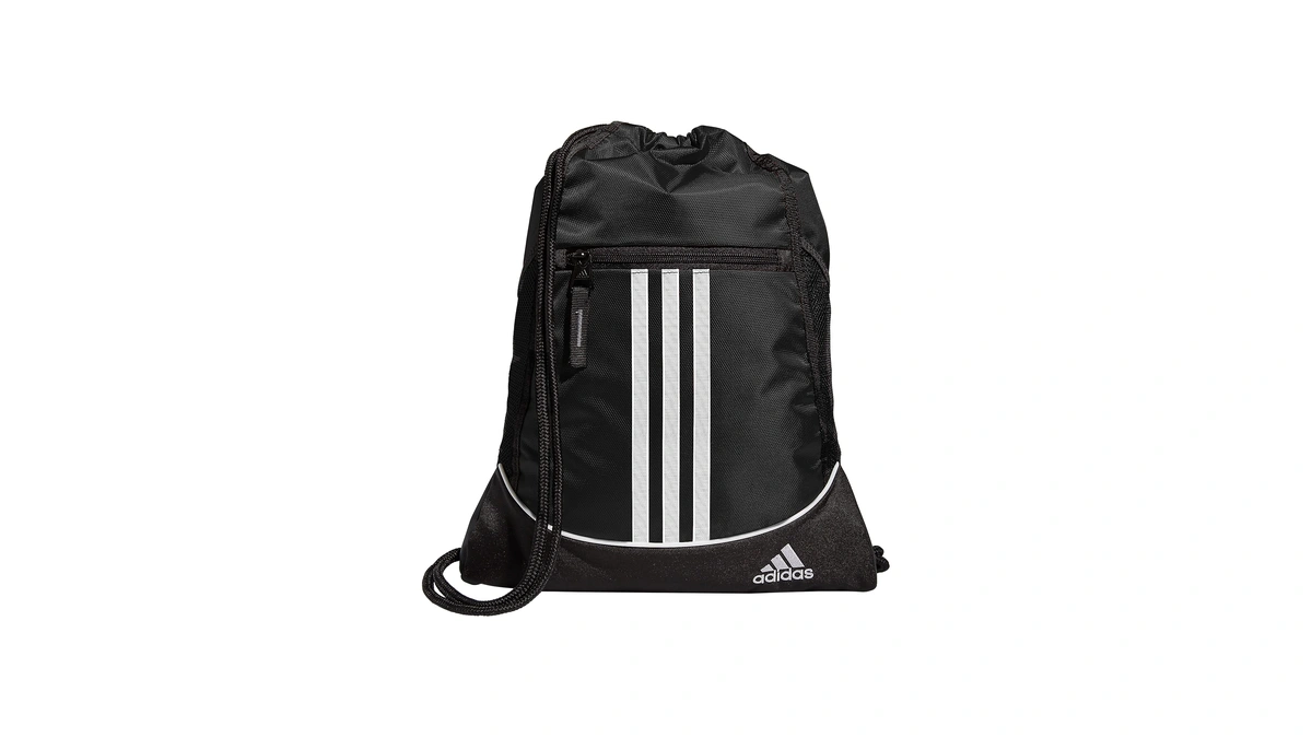 Adidas Alliance Sackpack – Drawstring Backpack For Sports, Small Gym