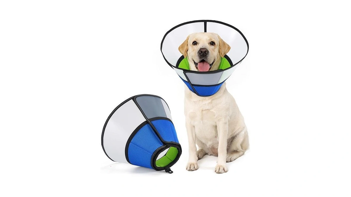 Avont Dog Cone Collar After Surgery, Alternative Adjustable Elizabeth Cone