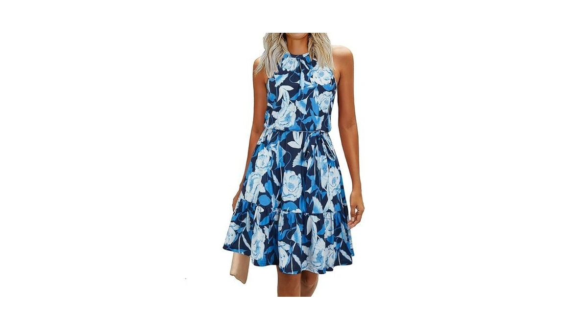 Newshows Women's 2026 Summer Dress Halter Casual Beach Vacation Outfits