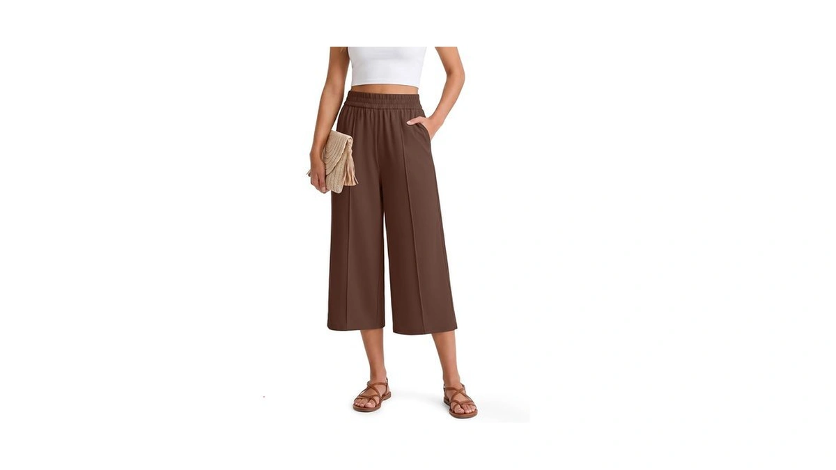 G4free Ladies Capris Light Weight Quick Dry Summer Pants Women