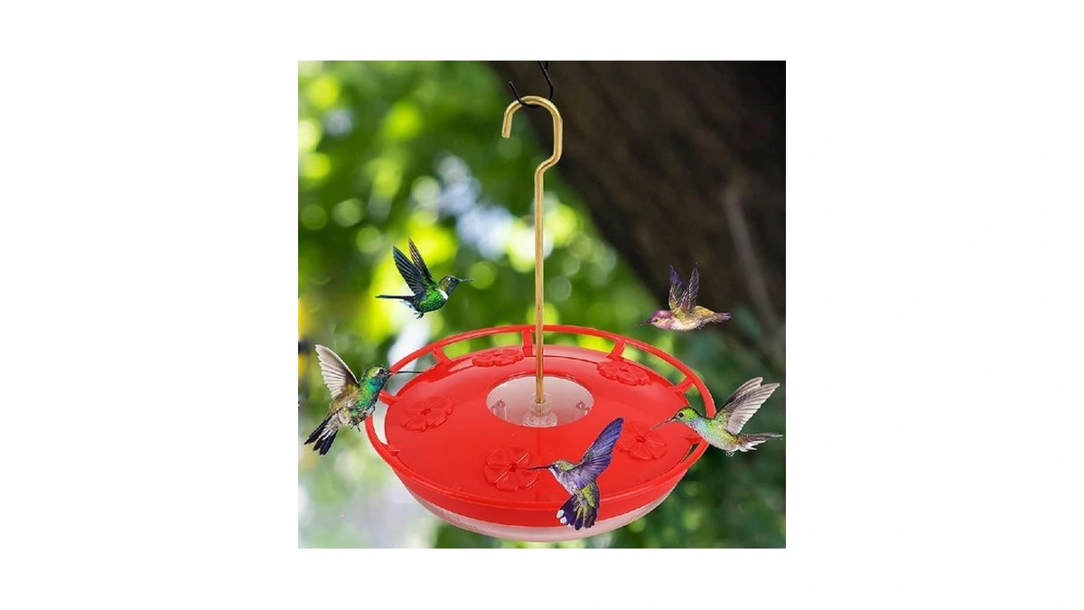 Hummingbird Feeders For Outdoors - No Leak Humming Bird Feeder,