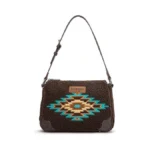 Wrangler Sherpa Aztec Hobo Shoulder Bag For Women Handbag Western