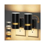 Jandcase Night Lights Plug Into Wall,2 Pack Amber/3000k/5000k Color Change