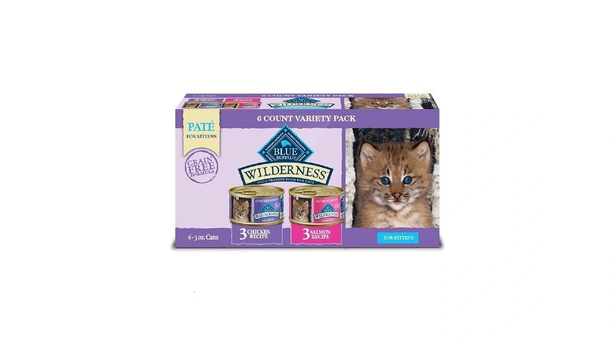 Blue Buffalo Wilderness Kitten Food, High-protein & Grain-free Wet Cat