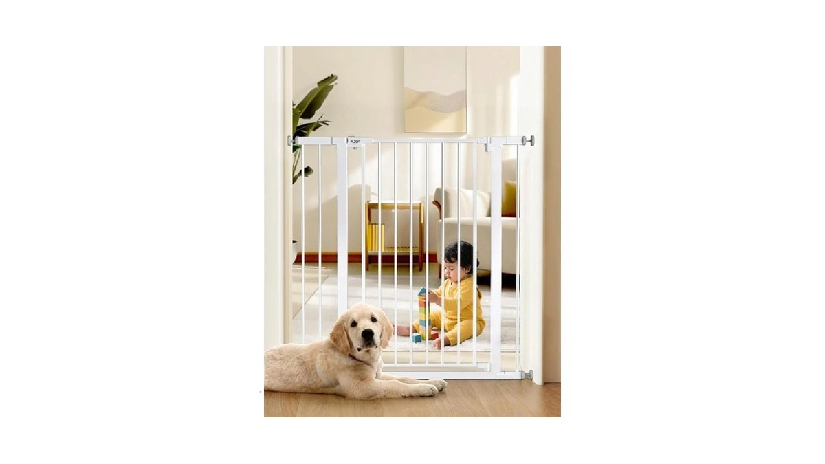 36" Extra Tall Baby Gate For Stairs, 29.5-40.5" Wide Dog