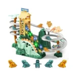 Youlebitoys Dinosaur Climbing Stairs Toy - Electric Dino Roller Coaster