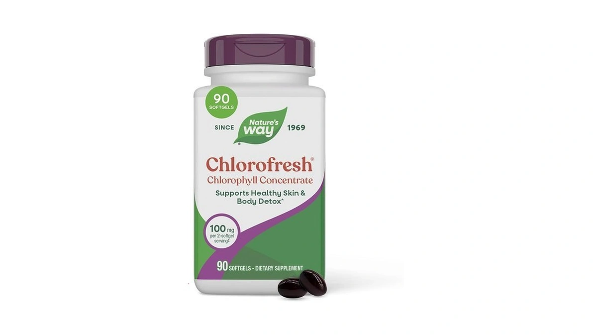 Nature's Way Chlorofresh Chlorophyll Concentrate Softgels, Chlorophyllin Copper Complex, Internal